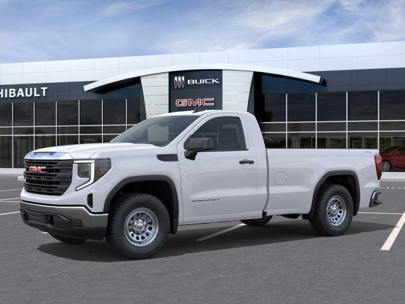 GMC SIERRA 1500 Pro cabine classique 4RM 140 po 2026 Blanc Sherbrooke - photo #1