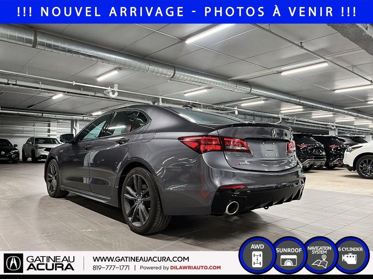 Acura TLX A-Spec Tech SH-AWD 2020 Gris Ottawa & Gatineau - photo #7