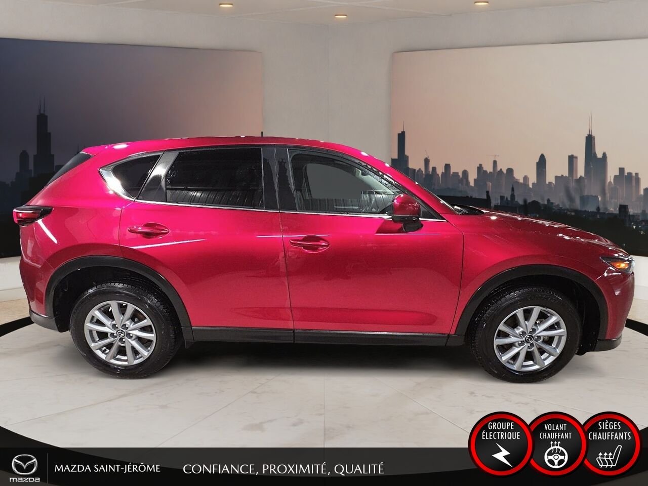 Mazda CX-5 GS | CUIR | AWD | MAGS | 2025 Rouge Saint-Jérôme - photo #4