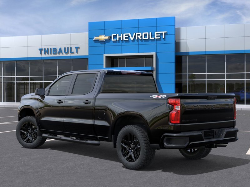 CHEVROLET SILVERADO 1500 Custom cabine multiplace 4RM 157 po 2026 Noir