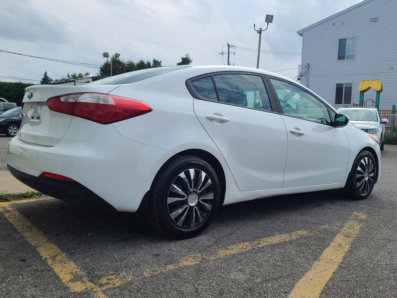 Kia Forte 2015 Blanc Longueuil, - photo #5