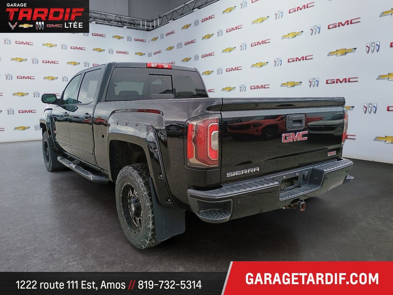 2018 GMC Sierra 1500 SLT cabine multiplace 4RM, 153,0 po Black Amos - photo #3