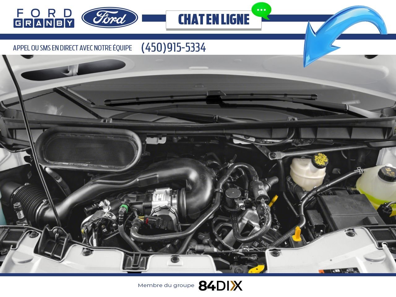 Ford Transit fourgon utilitaire 2025 Blanc Oxford Granby - photo #3