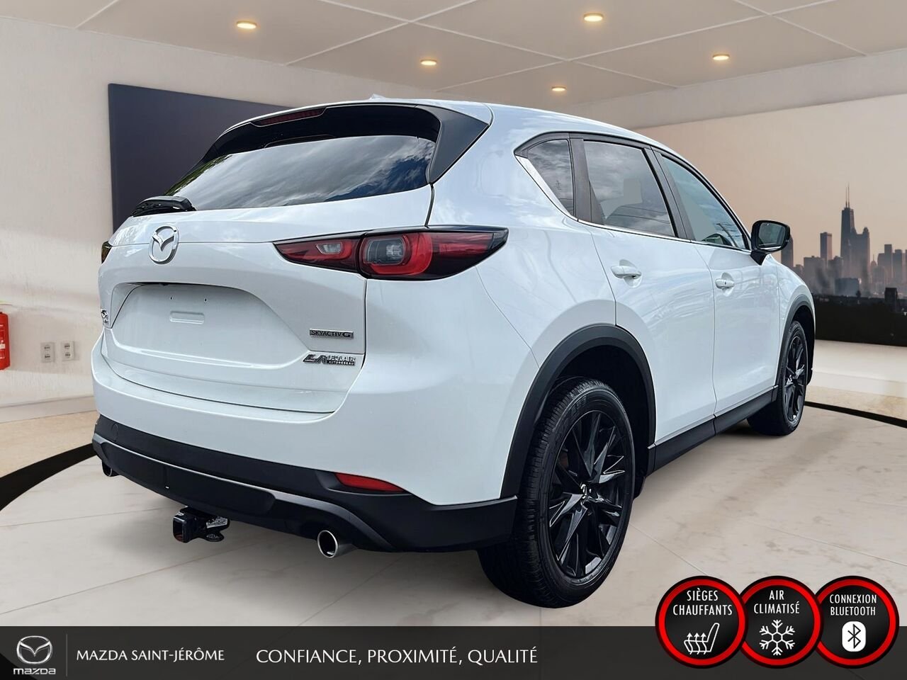 2022 Mazda CX-5 Édition Kuro | TOIT OUVRANT | CUIR | AWD | White Saint-Jérôme - photo #5
