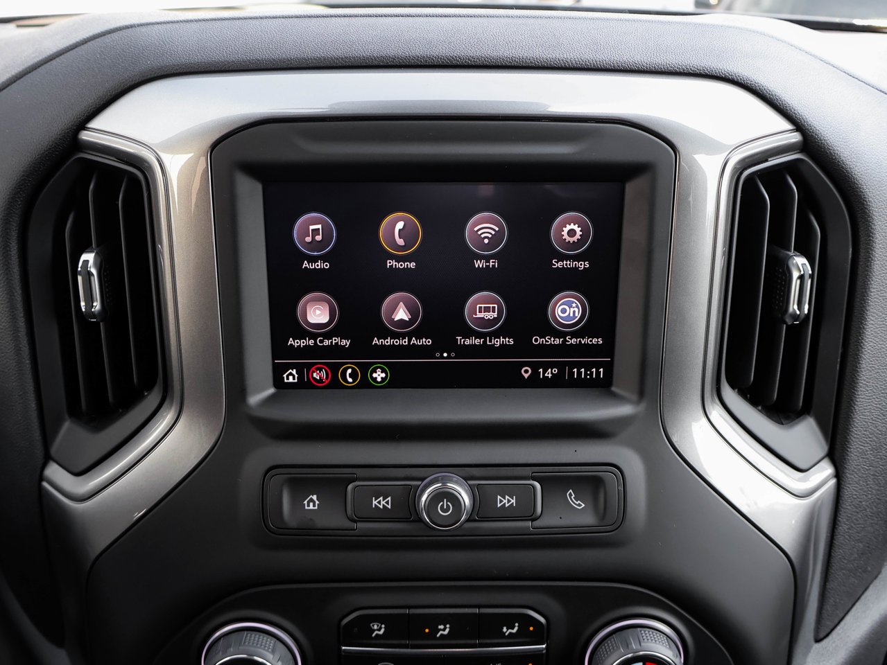 2024 Chevrolet Silverado 1500 4WD Crew Cab 147 Custom Black Sherwood Park - photo #22