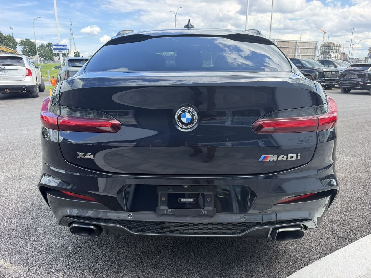 BMW X4 M40i COUPE 2021 Bleu Laval - photo #12