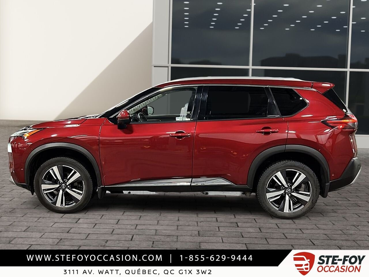 Nissan Rogue Platine 4WD Cuir 2023 Rouge Québec - photo #4