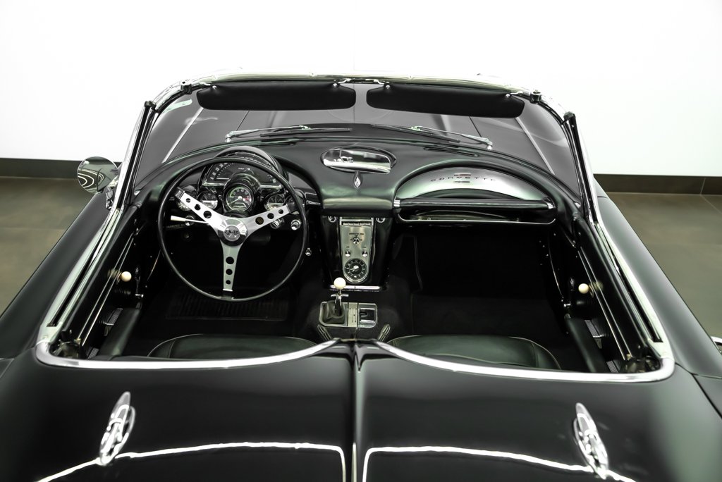 Chevrolet Corvette 1962 Noir Montréal - photo #14