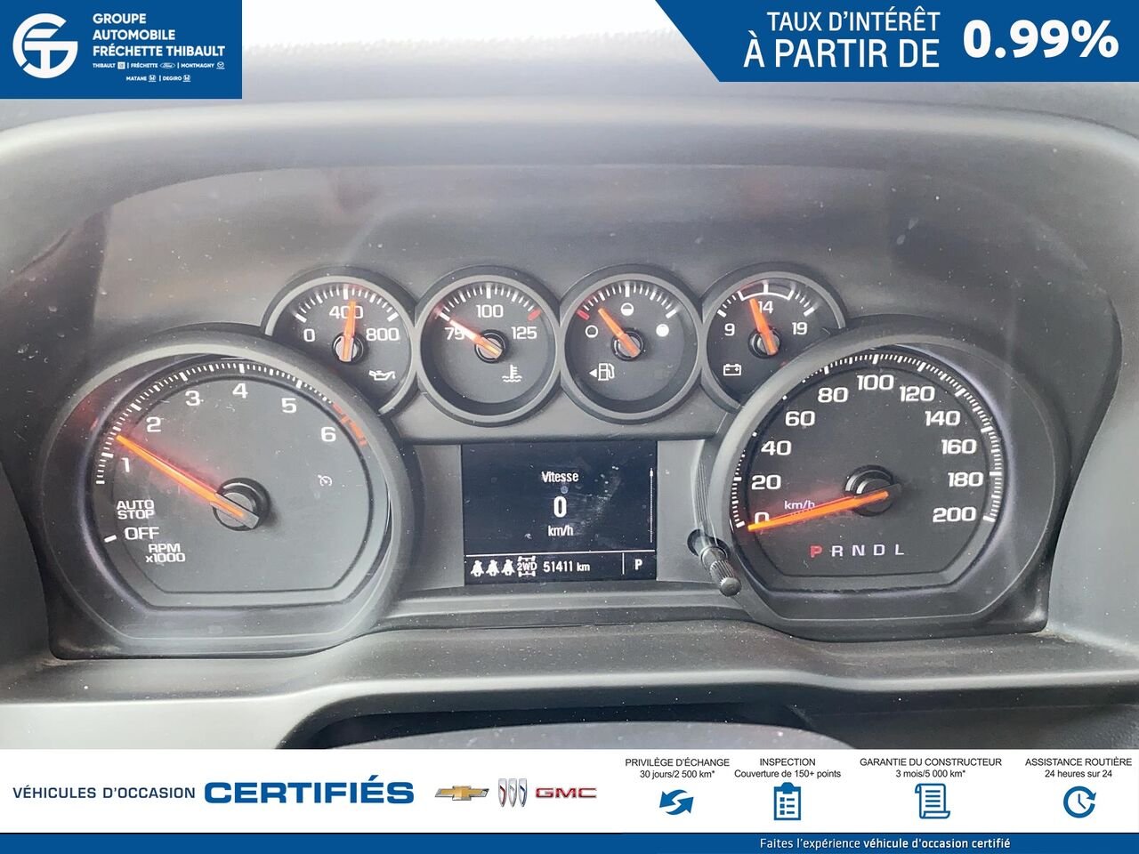 CHEVROLET SILVERADO Custom Trail Boss cabine multiplace 4RM 157 po 2025 Gris Montmagny - photo #11