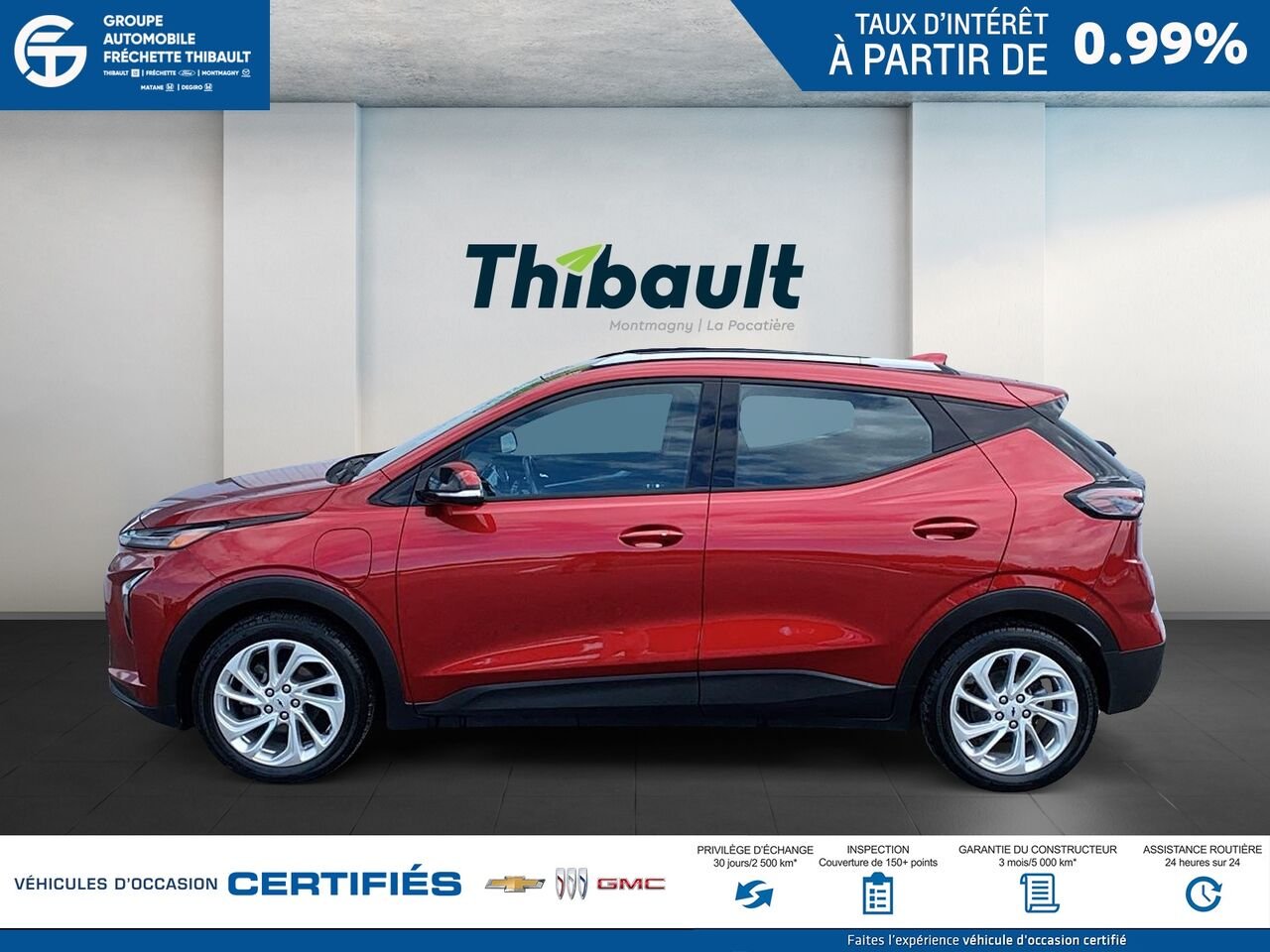 2023 CHEVROLET BOLT EUV L Traction avant 4 portes LT Red Montmagny - photo #4