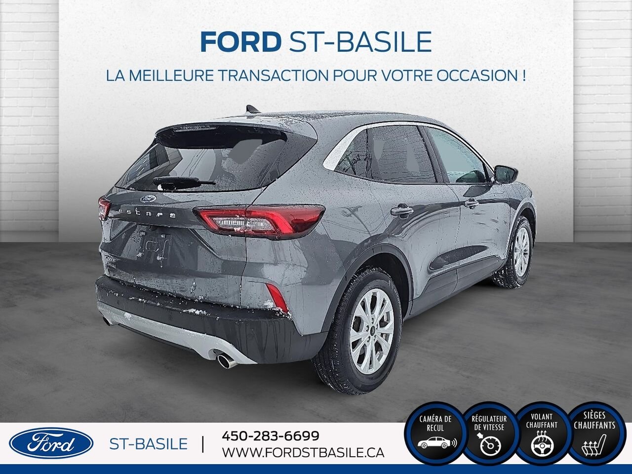 2023 Ford Escape Grey Saint-Basile-le-Grand - photo #7