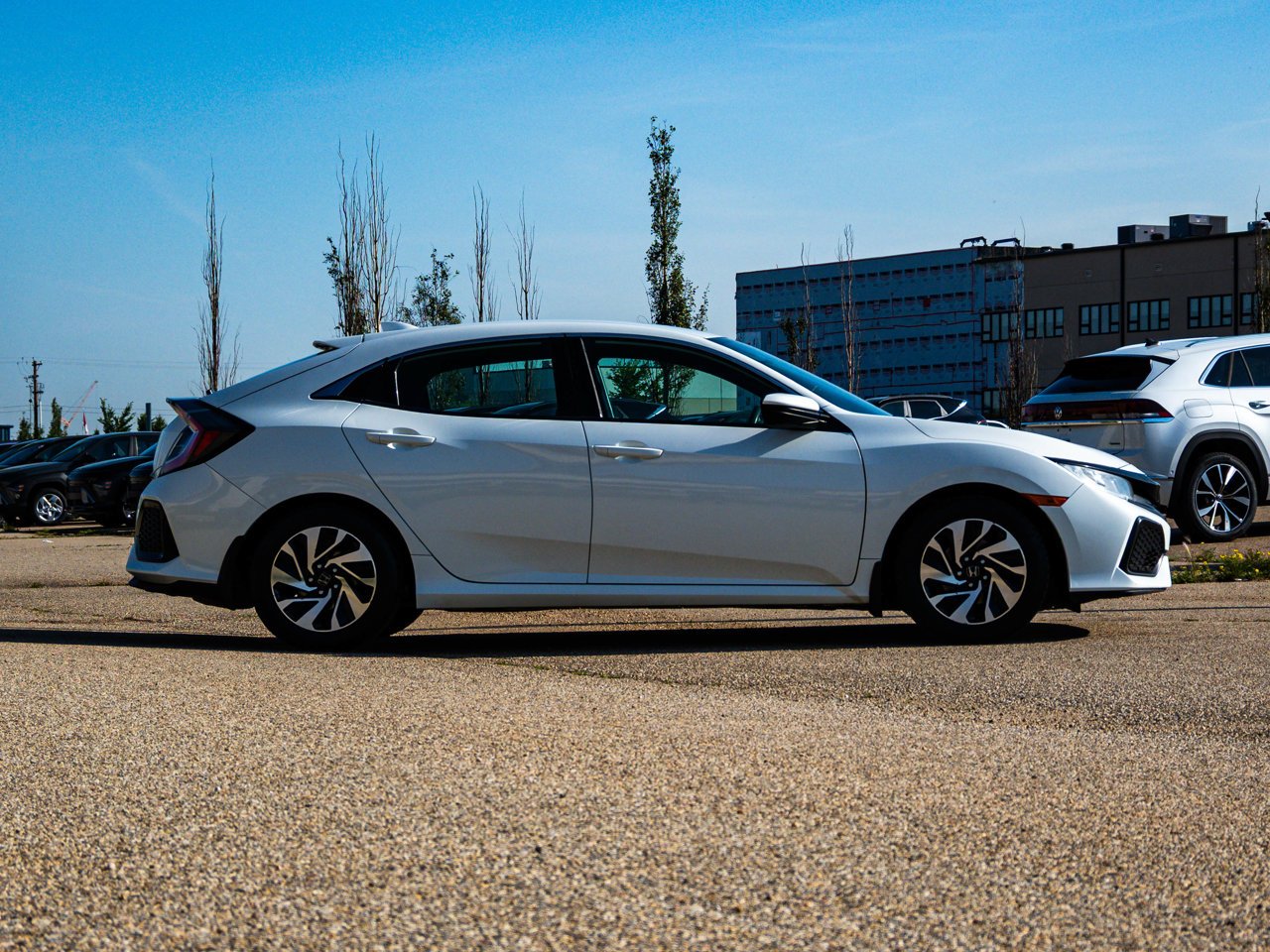 2018 Honda Civic Hatchback LX CVT White Sherwood Park - photo #13