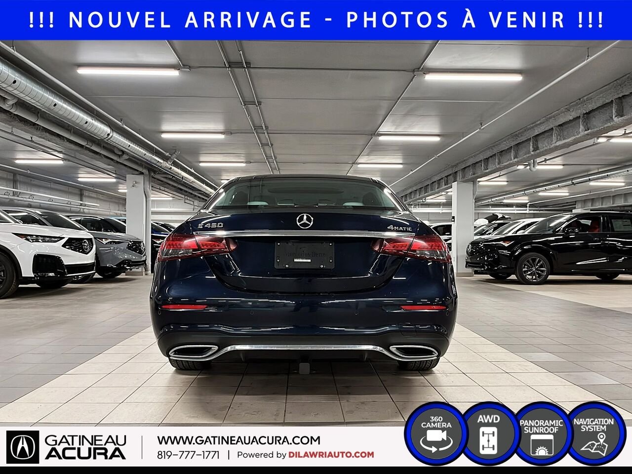 Mercedes-Benz Classe-E E 450 4MATIC 2021 Bleu Ottawa & Gatineau - photo #5
