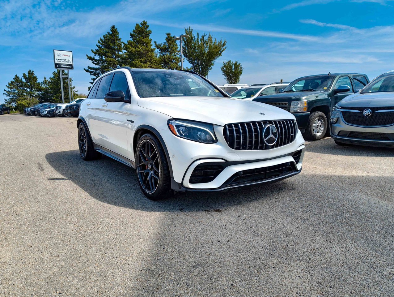 2019 Mercedes-Benz GLC AMG GLC 63 S 4MATIC+ SUV designo Diamond White Sherwood Park - photo #2