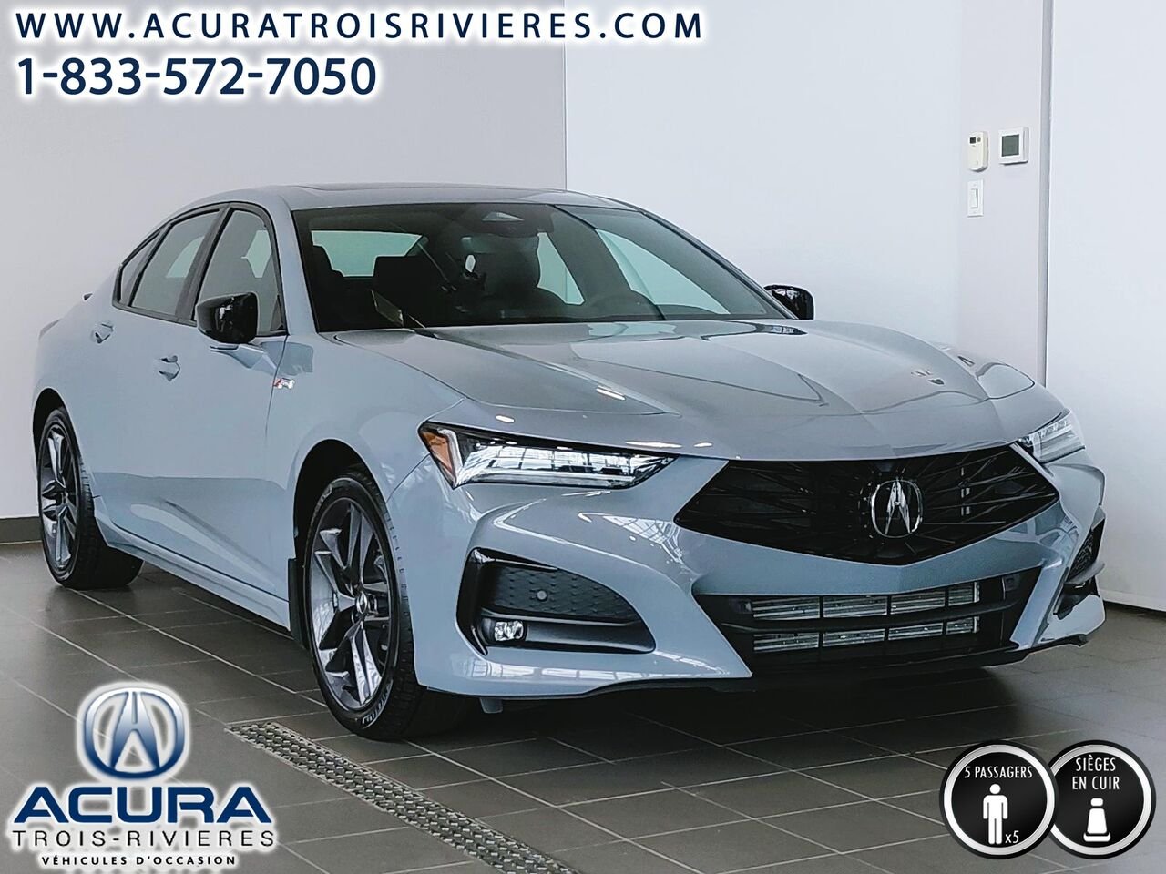 Acura TLX A-SPEC 2025 Gris Trois-Rivières - photo #1