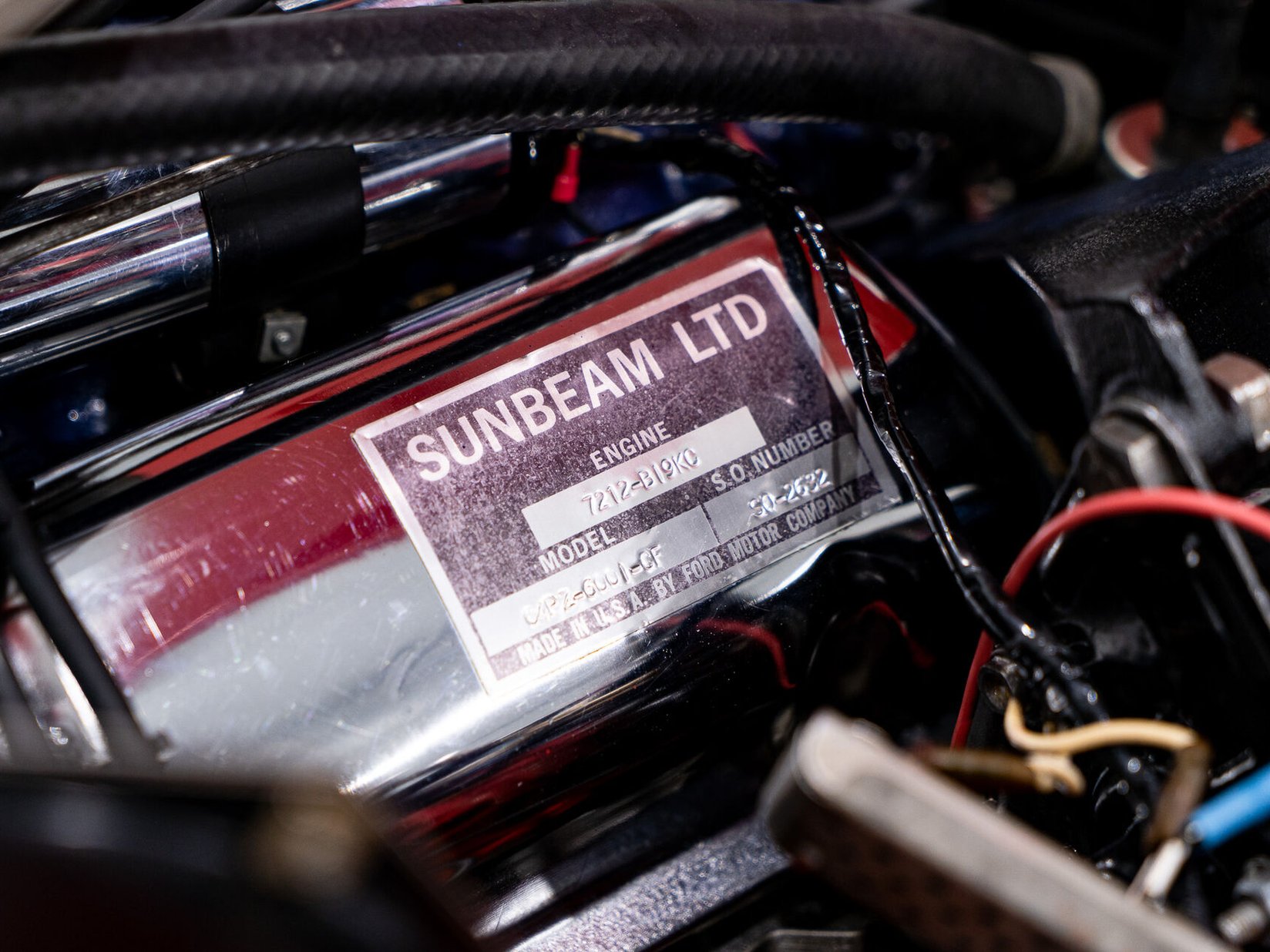 1967 Sunbeam Tiger Unrestored with single repaint **PRIX EN USD** Red Montreal - photo #56