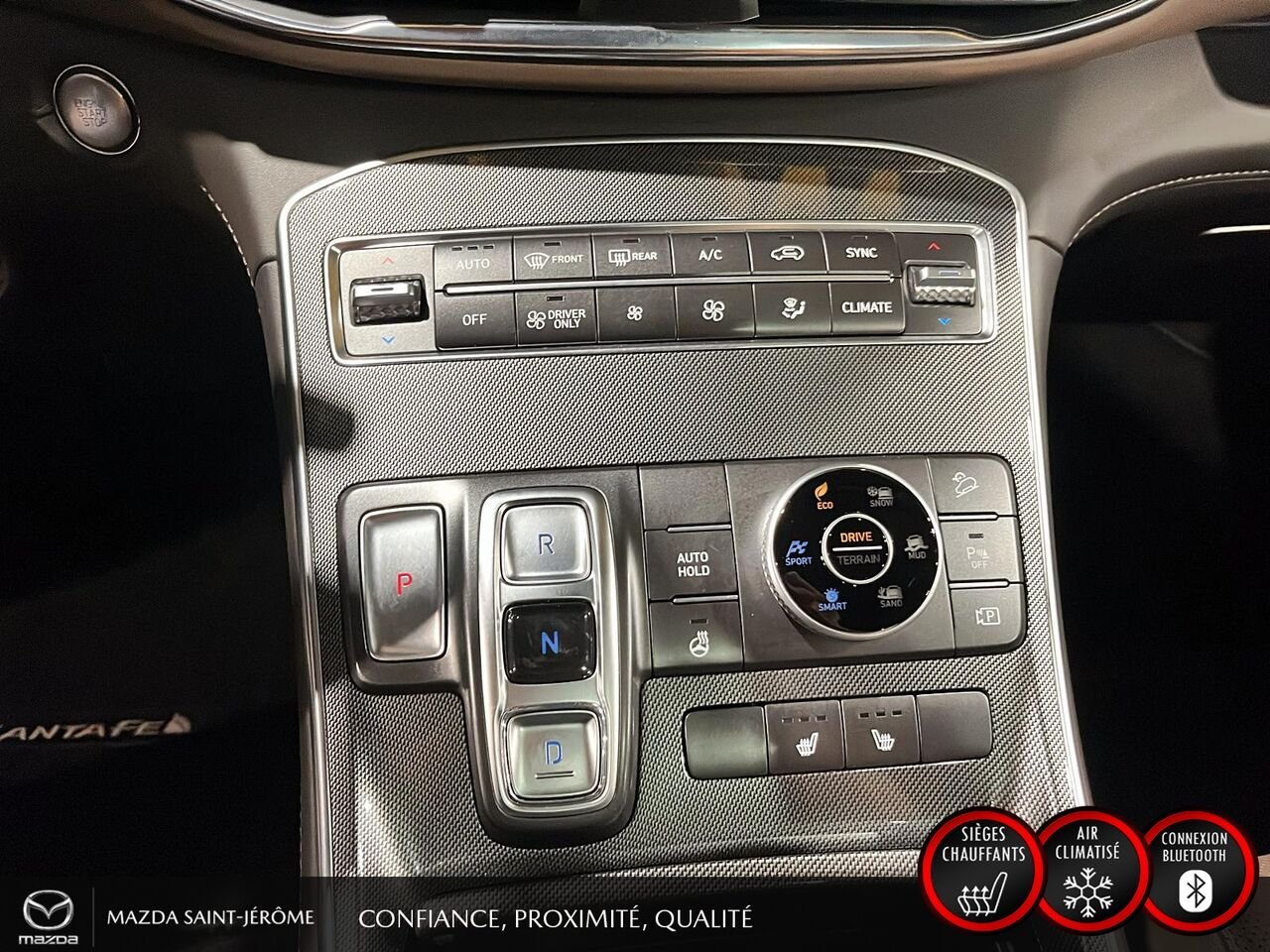 2022 Hyundai Santa Fe Hybrid Preferred Trend hybride | TOIT PANORAMIQUE | CUIR | AWD White Saint-Jérôme - photo #19