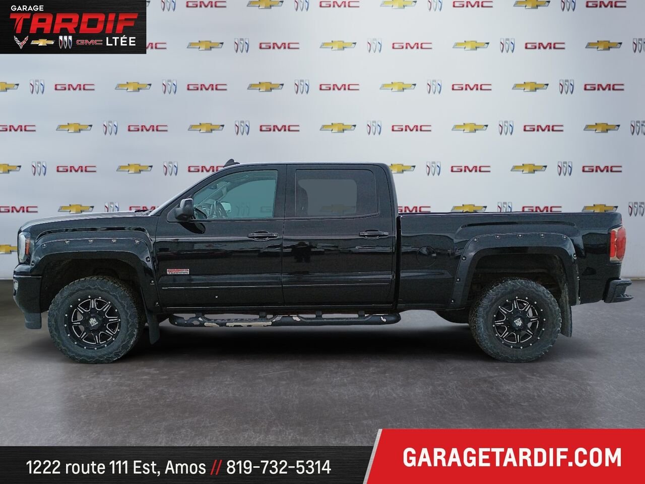 2018 GMC Sierra 1500 SLT cabine multiplace 4RM, 153,0 po Black Amos - photo #4