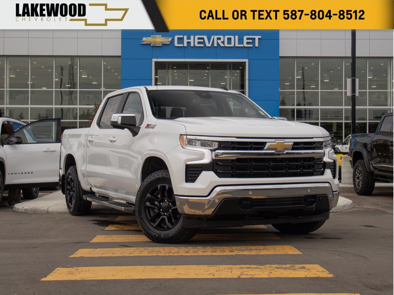 2024 Chevrolet Silverado 1500 4WD Crew Cab 147 LT White Sherwood Park - photo #0
