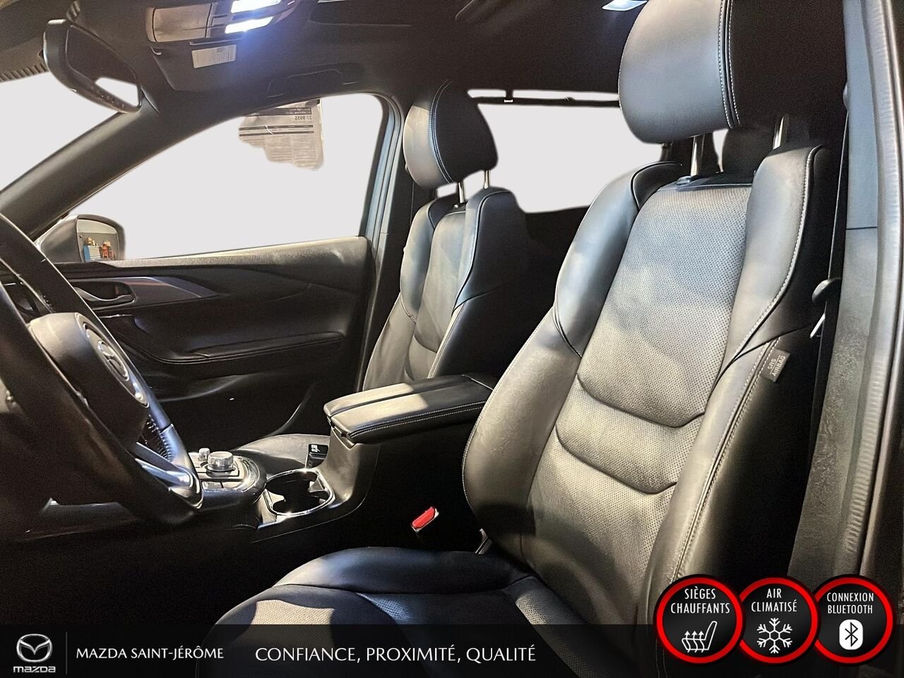 2021 Mazda CX-9 GT | TOIT OUVRANT | CUIR | AWD | Grey Saint-Jérôme - photo #16
