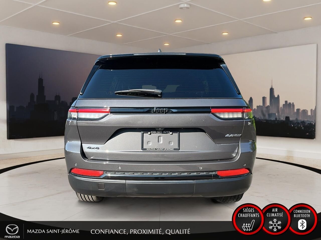 2025 Jeep Grand Cherokee Altitude | GROUPE REMORQUAGE | CUIR | Grey Saint-Jérôme - photo #6