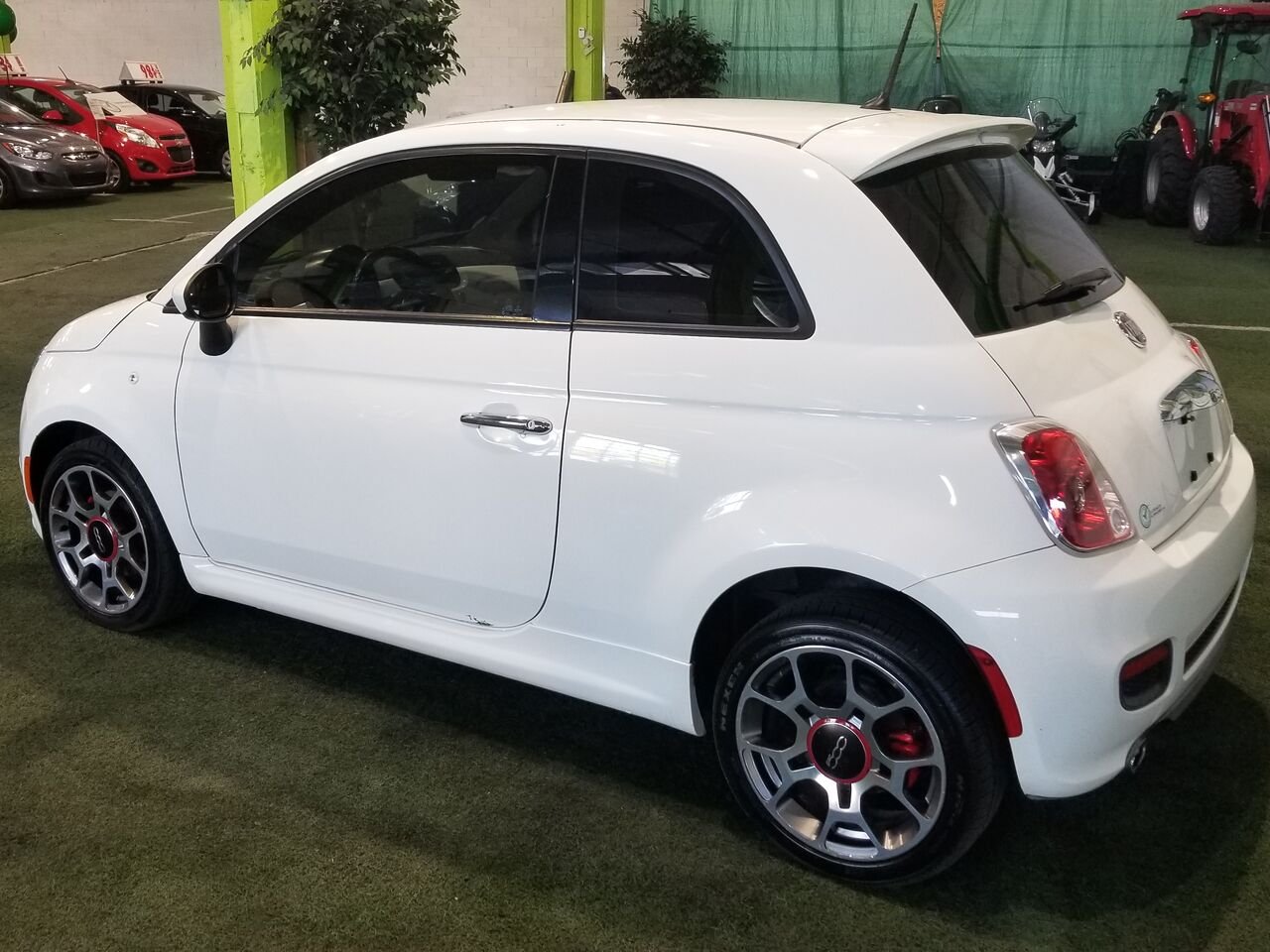 2014 FIAT 500 White  - photo #6