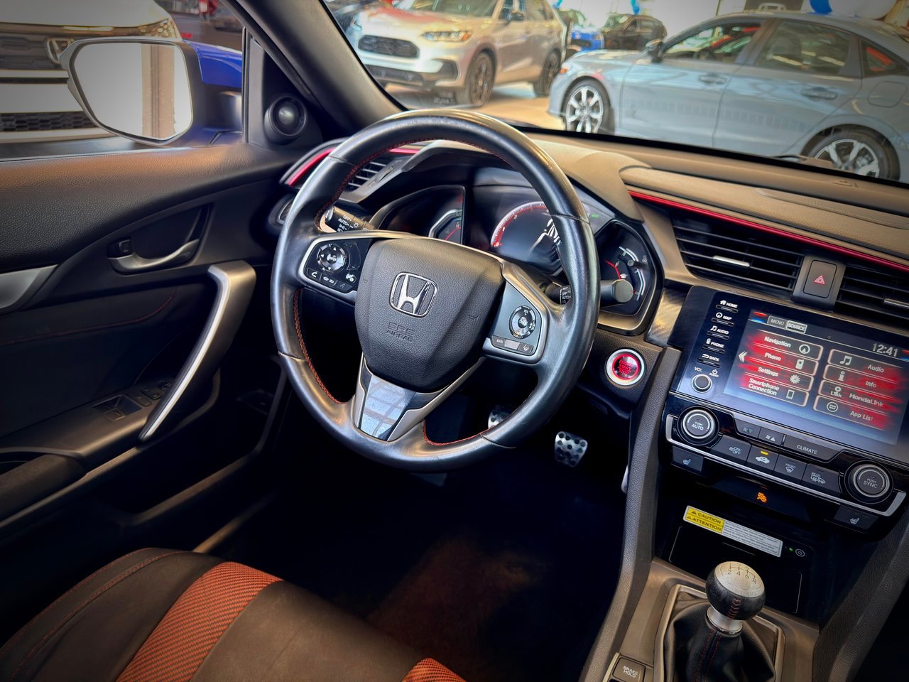 2020 Honda Civic Si Coupe Blue Notre-Dame-des-Prairies - photo #19