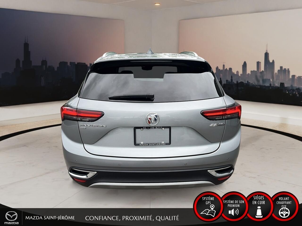 Buick Envision Essence | TOIT PANORAMIQUE | CUIR | AWD 2023 Gris Saint-Jérôme - photo #6