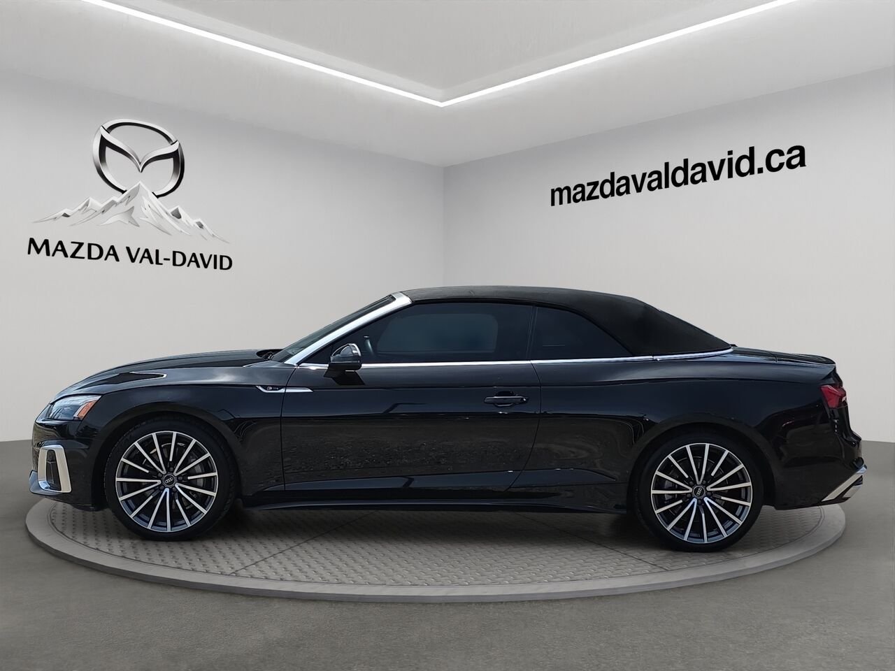 Audi A5 cabriolet Progressiv 45 TFSI quattro, S-LINE, Navigation, Détecteur d'angles morts 2023 Noir Val-David - photo #1