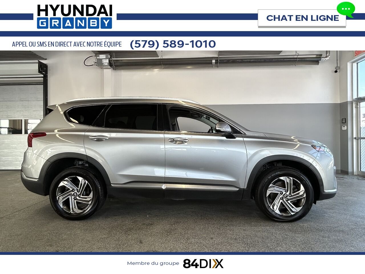 2022 Hyundai Santa Fe Silver Granby - photo #7