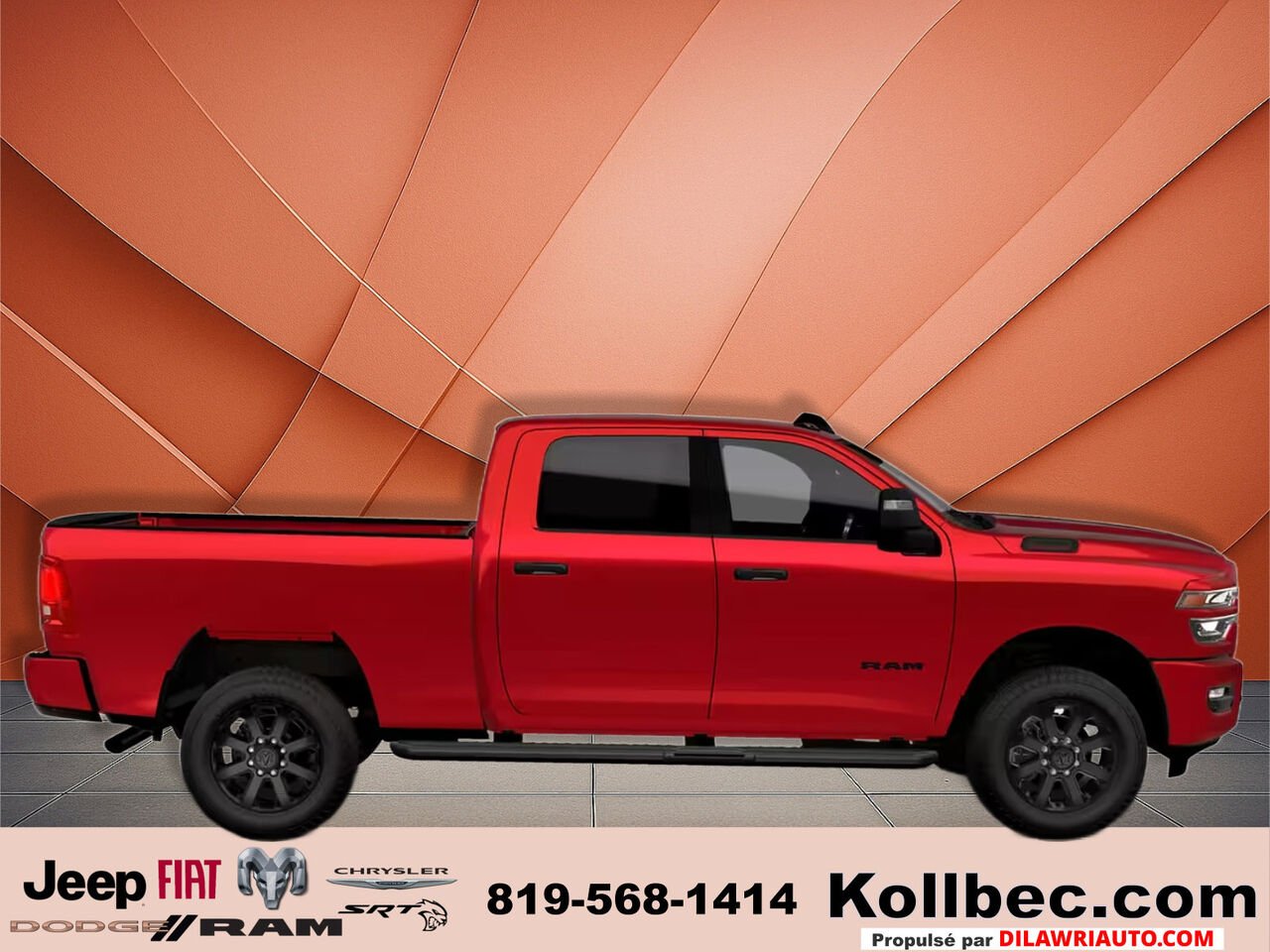 2026 RAM 2500 26310 | Big Horn cabine d'équipe 4x4 caisse de 6 pi 4 po Molten Red Pearl Gatineau - photo #1
