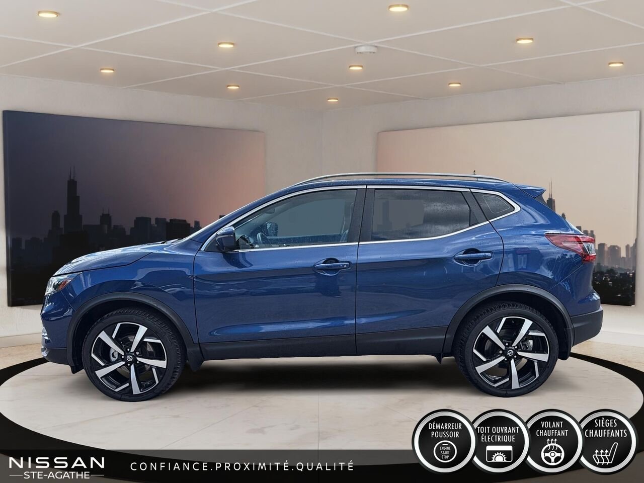 2023 Nissan QASHQAI SL PLATINE| TOIT| BOSE|CUIR|1 PROPRIO Blue Saint-Jérôme - photo #5
