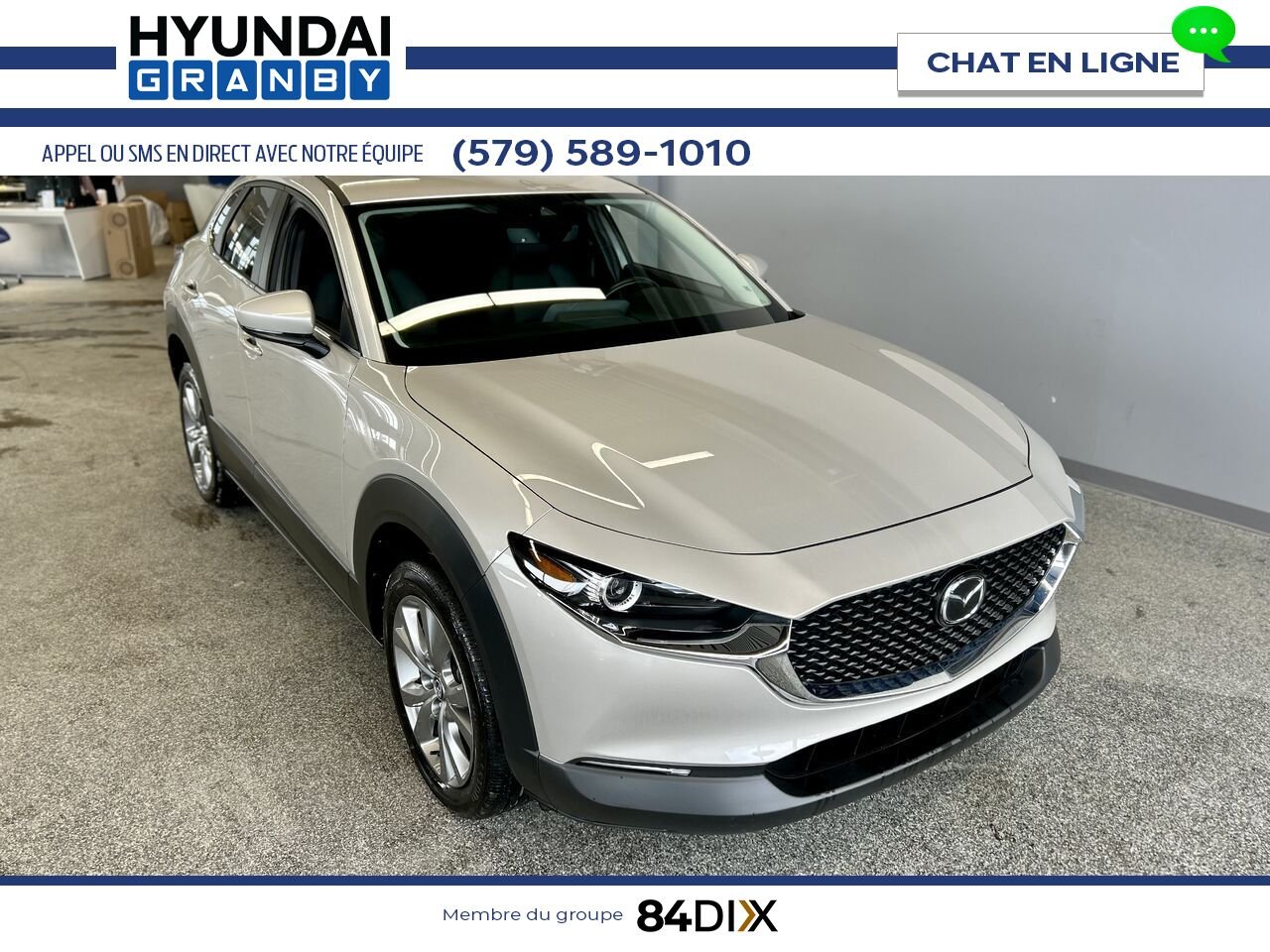 Mazda CX-30 2022 Gris Granby - photo #1