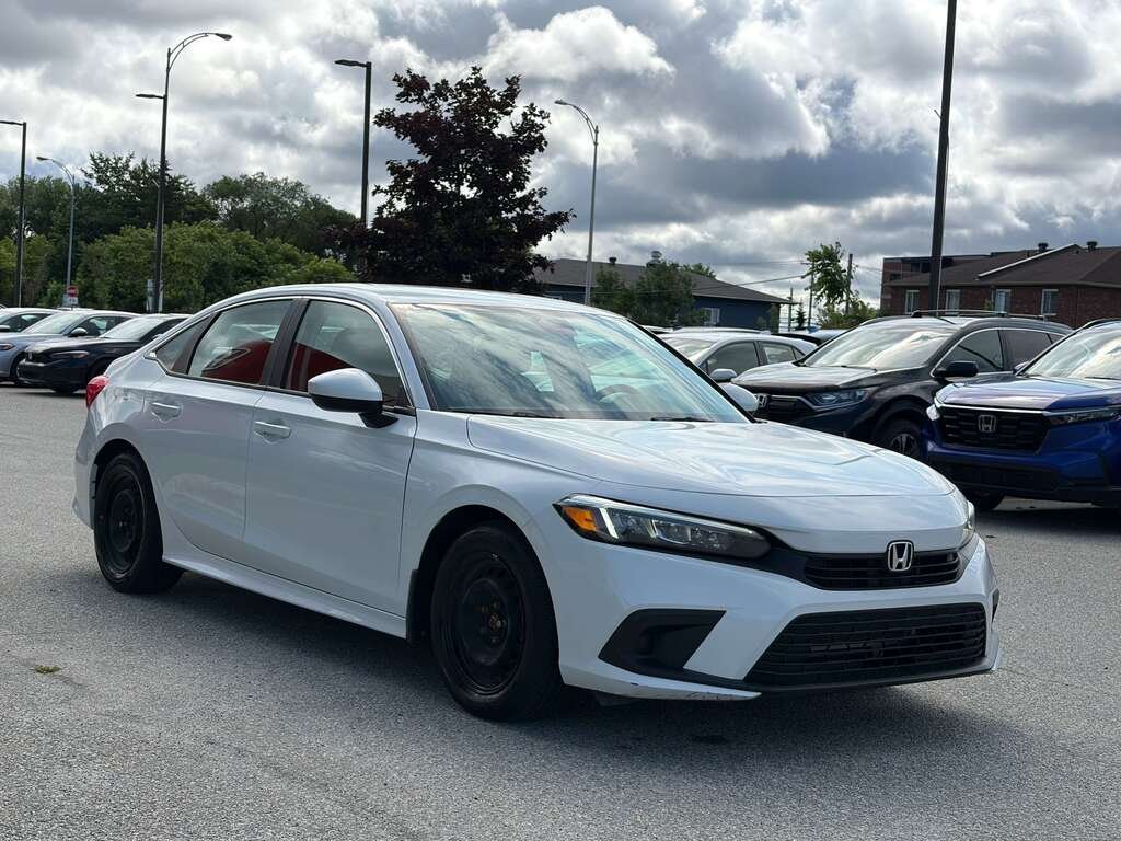 Honda Civic Sedan LX CVT 2022 Blanc Gatineau - photo #6