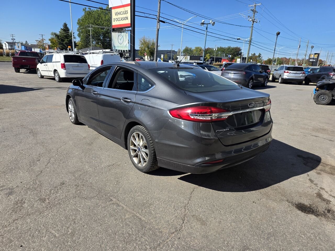 2017 Ford fusion Grey  - photo #2