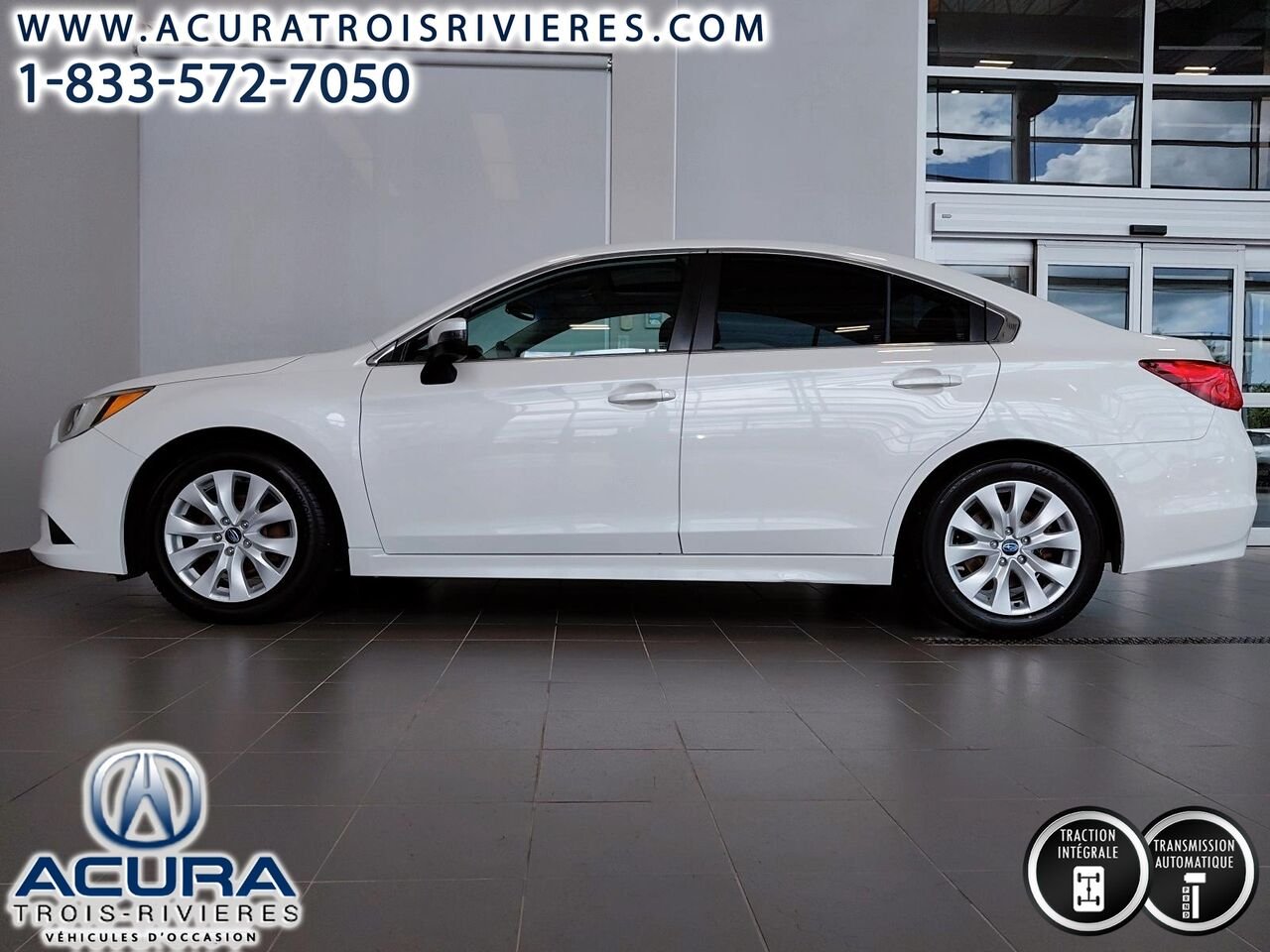 2017 Subaru LEGACY SYMMETRICAL AWD White Trois-Rivières - photo #7