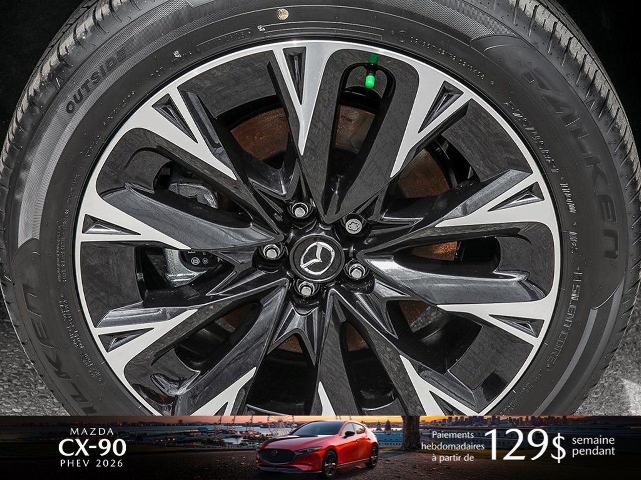2026 Mazda CX-90 PHEV JM3KKDHA0T1366182 Jet Black Mica Mirabel - photo #7