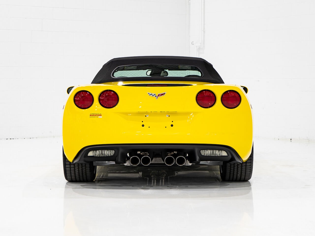 2008 Chevrolet Corvette With only 900km (563mi) From new with window sticker Yellow Kirkland - photo #11