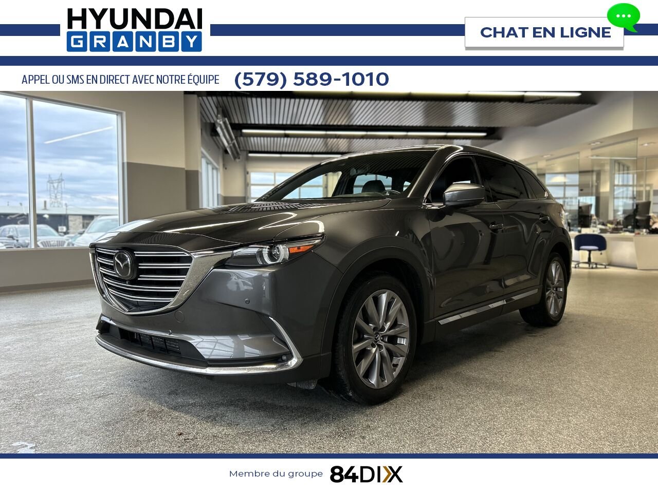 2022 Mazda CX-9 Grey Granby - photo #3
