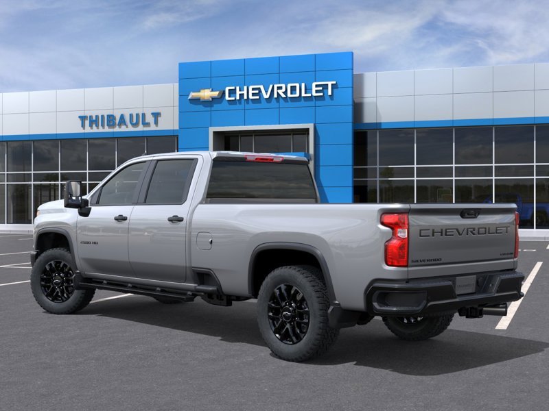 CHEVROLET SILVERADO Custom cabine multiplace 4RM 172 po 2026 Gris Sherbrooke - photo #2