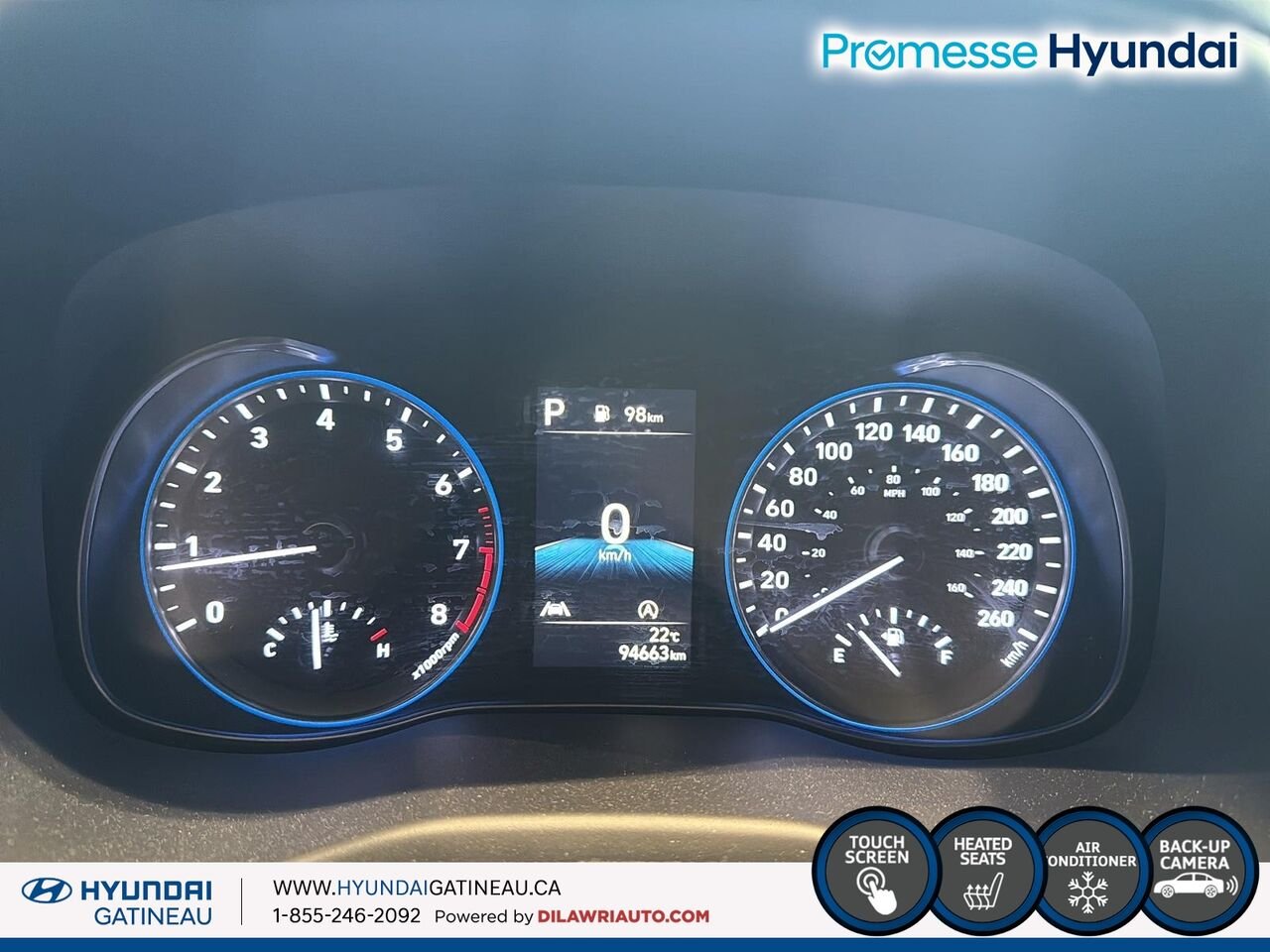 2022 Hyundai Kona 2.0L Essential *** awd , sieges chauffant , certifier *** Black Ottawa & Gatineau - photo #13