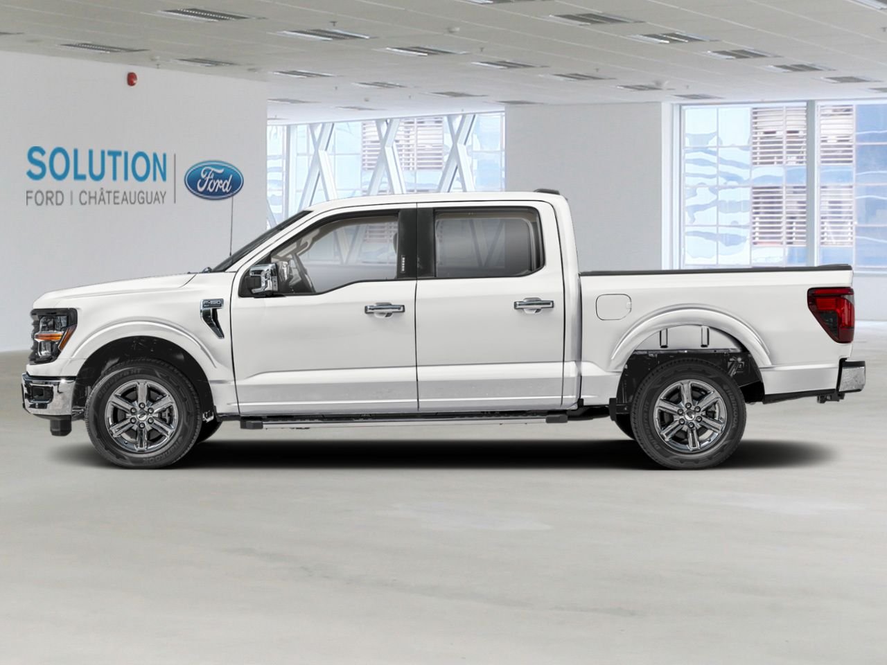 Ford F-150 XLT CABINE SUPERCREW 4RM CAISSE DE 6,5 PI 2025 Blanc Oxford Châteauguay - photo #1