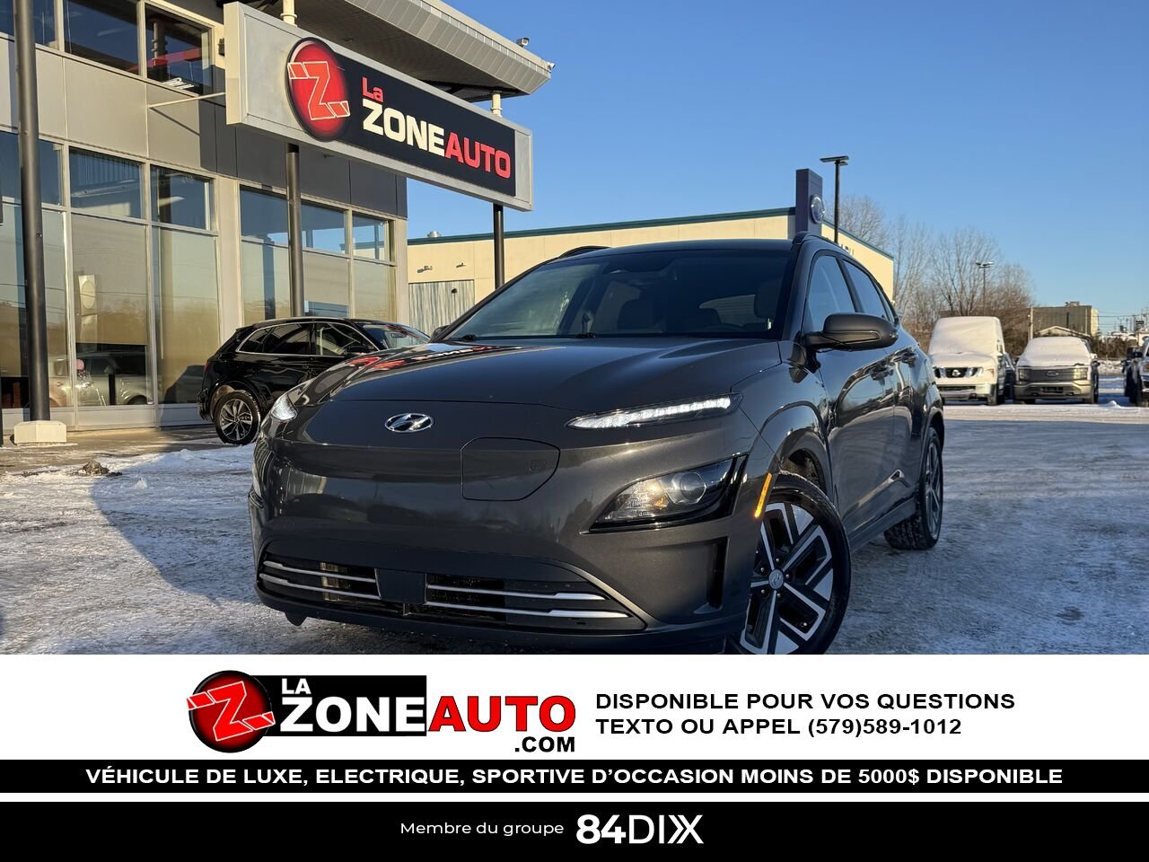 2023 Hyundai Kona EV Preferred Grey Granby - photo #0