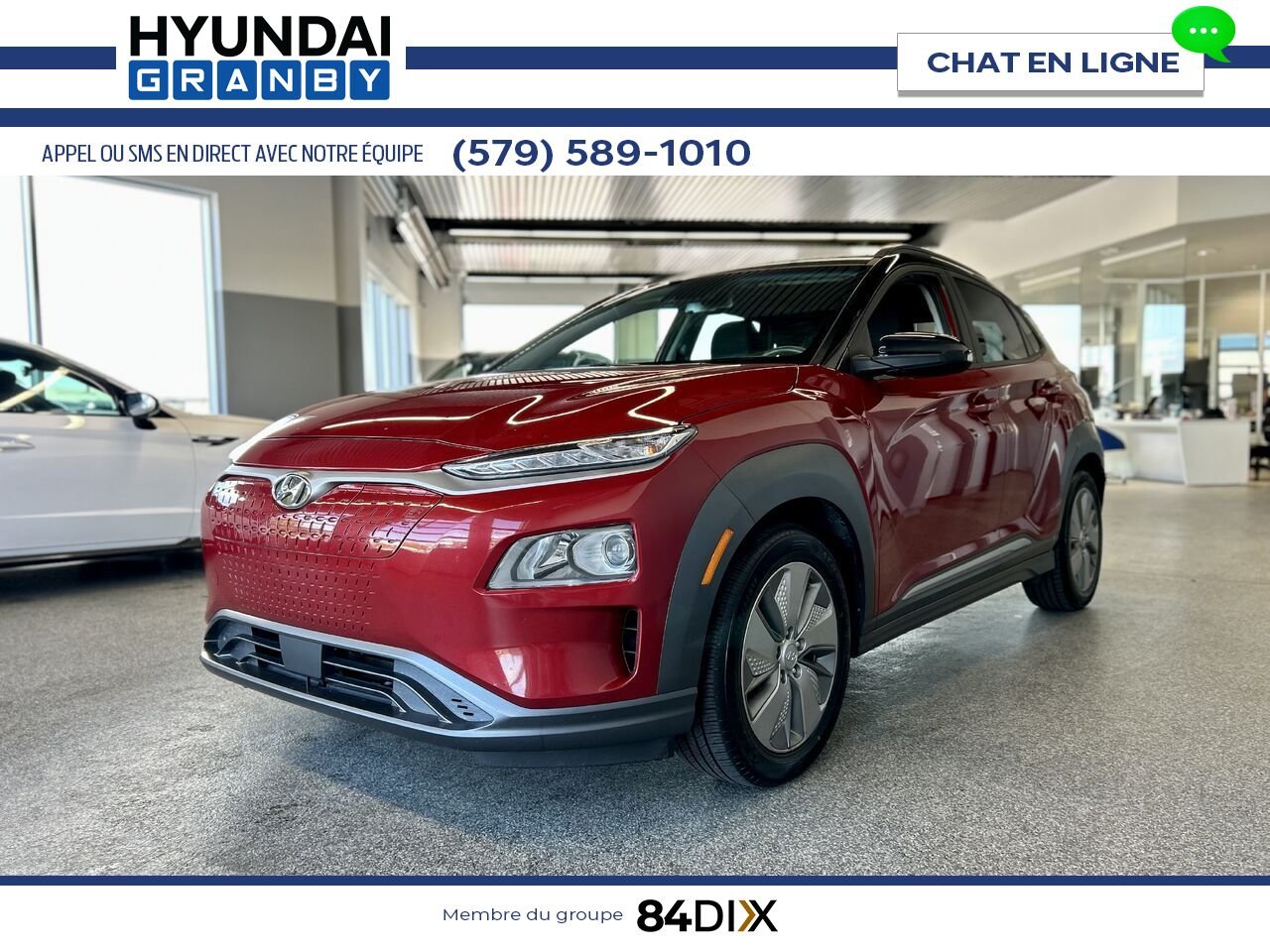 2021 Hyundai Kona Electric Red Granby - photo #2