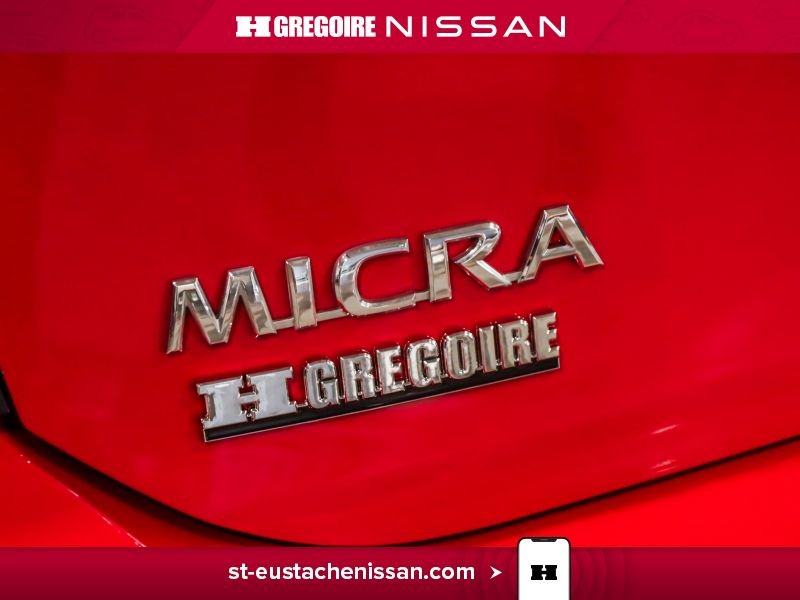 Nissan MICRA SR4600 | S AUTOMATIQUE CLIMATISATION BAS KILOMETRAGE 2017 Rouge Laval - photo #14