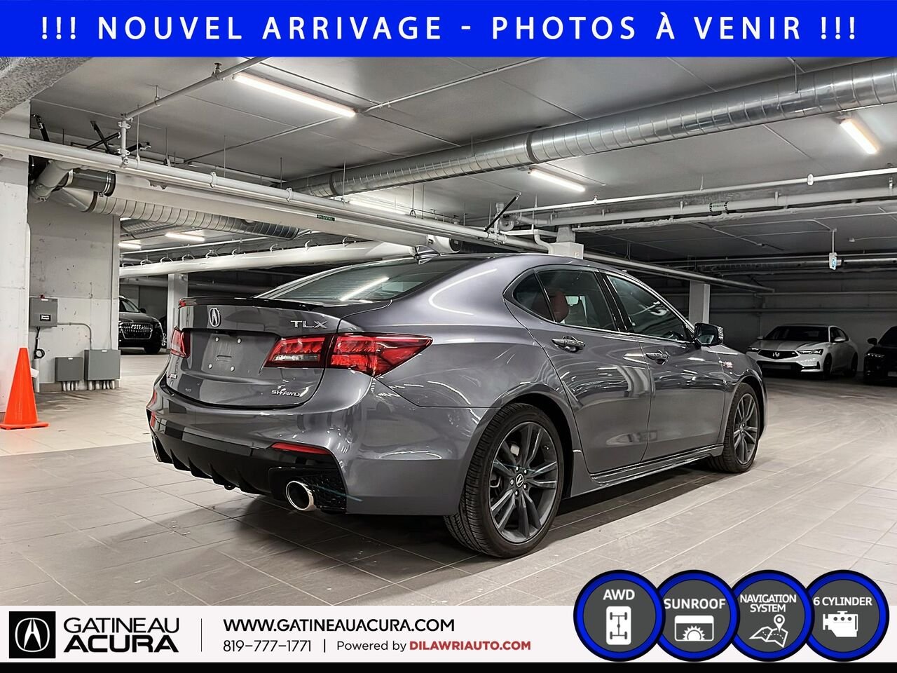 Acura TLX A-Spec Tech SH-AWD 2020 Gris Ottawa & Gatineau - photo #4