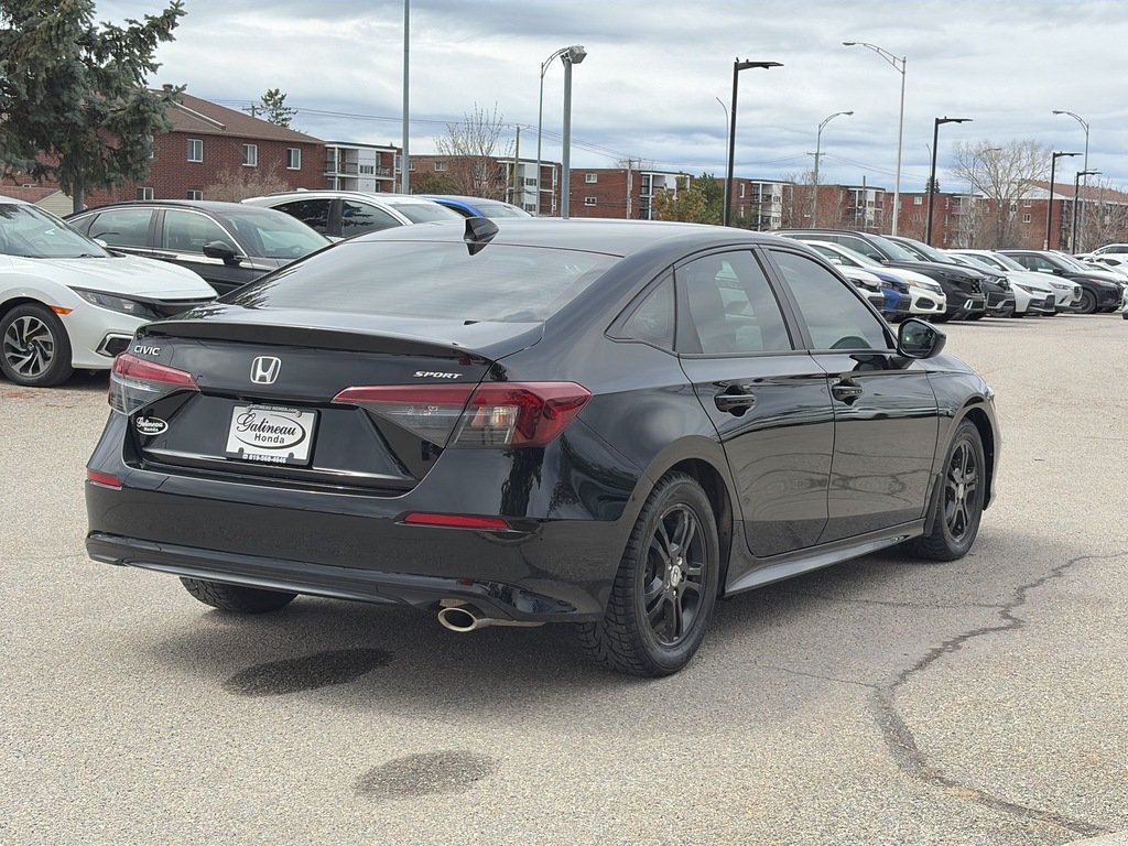 Honda Civic Sedan Sport 2025 Noir Gatineau - photo #6
