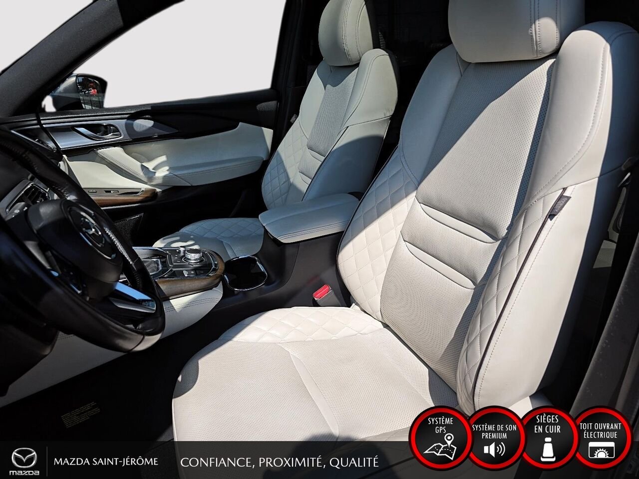 2022 Mazda CX-9 Signature | AWD | TOIT OUVRANT | CUIR | 6 PASS Blue Saint-Jérôme - photo #16