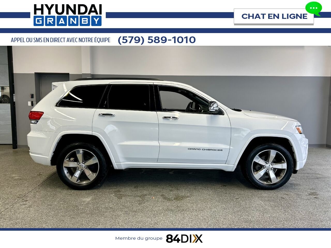 2015 Jeep Grand Cherokee White Granby - photo #7