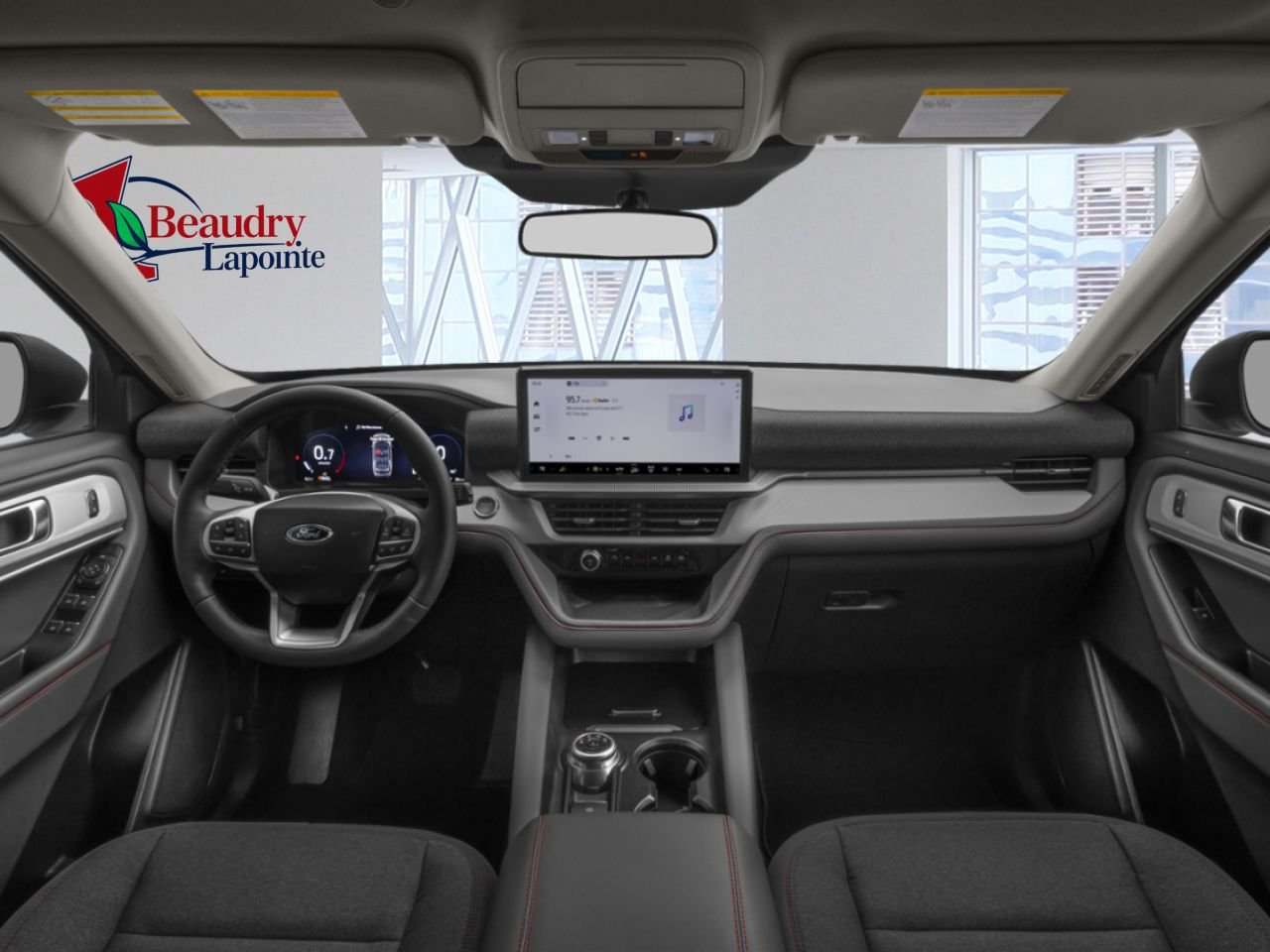 2026 Ford Explorer Star White Metallic Tri-Coat La Sarre - photo #8